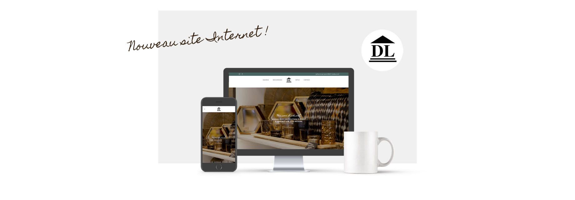 lancement du site internet de maison lindivat